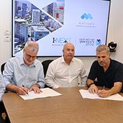 הנהלת מטריסלף והנהלת המרכז הרפואי תל אביב ע"ש סוראסקי (איכילוב) חתמו על הסכם לייצור בחדרים נקיים (Clean Rooms). צילום: בית החולים איכילוב